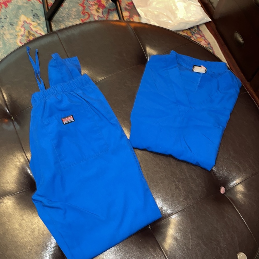 Blue Cherokee Scrub set ***flawed/read description